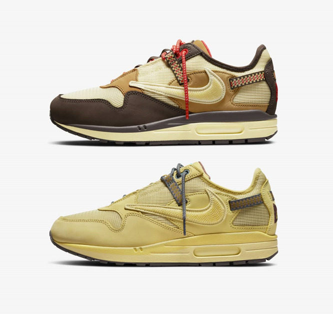 Travis Scott × Nike Air Max1 CACT.US セット - スニーカー